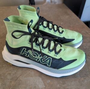 Hoka Tecton X3 Tart Apple-blue Twilight Trail  Running Shoes Men Size 12D No Box